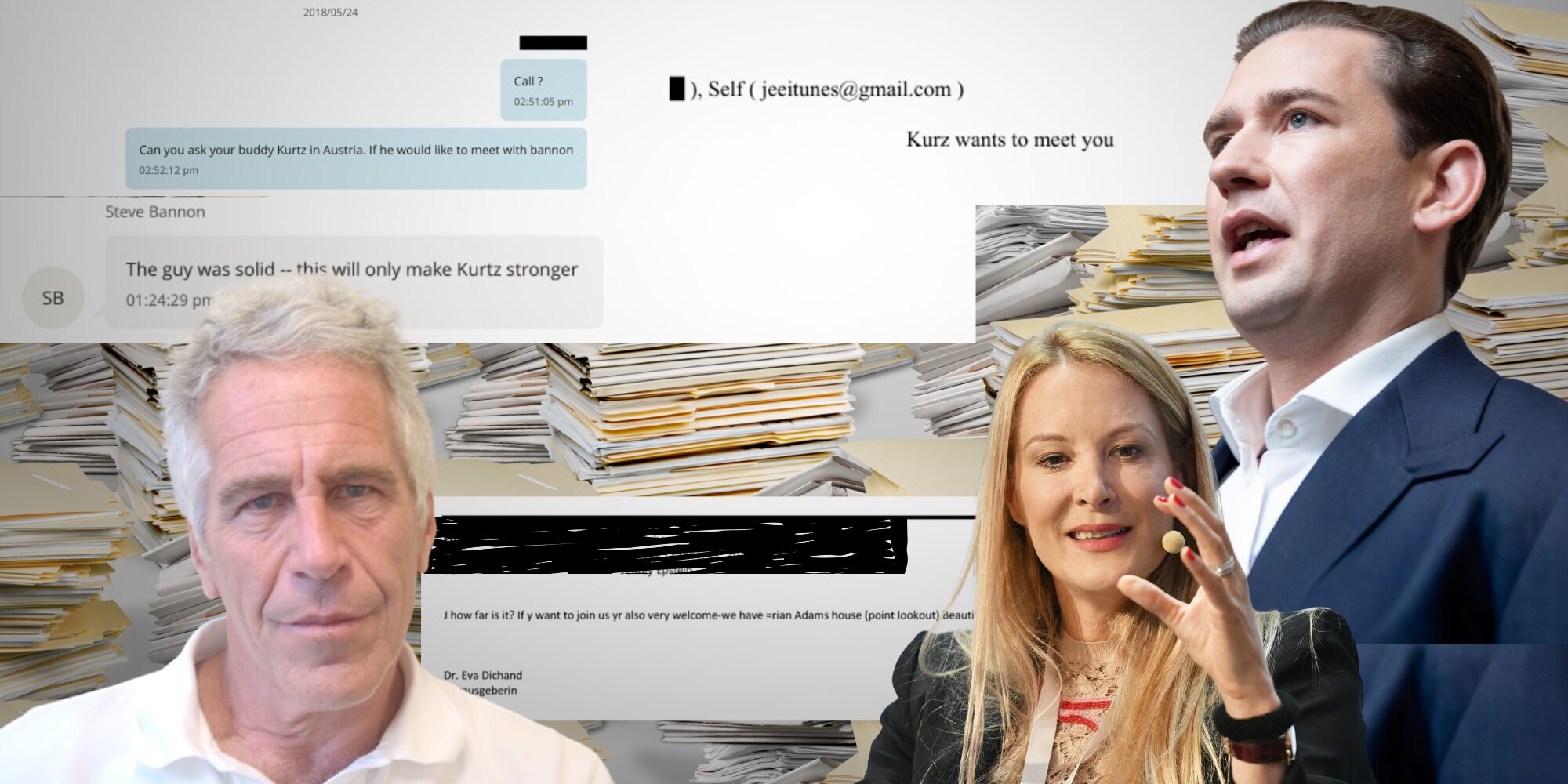 “Kurtz”, Dichand, Kaffeehaus: Epstein-Files und ihre Spuren nach Österreich